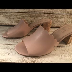 Kate Spade Mauve Cork Sandals